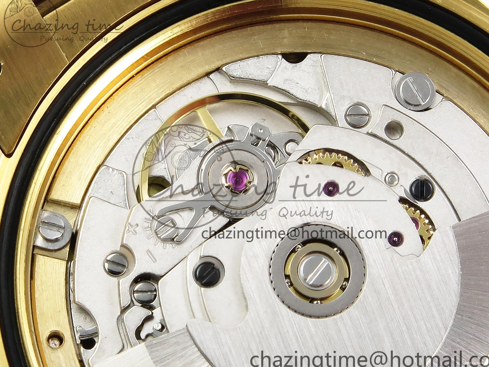 0212 Day Date 36 YG RAF 1:1 Best Edition Green Stone Roman Dial on YG Bracelet A Durable 1524